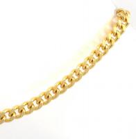 Aranyozott fém nyaklánc 45 cm