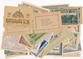 Ausztria ~1920. 50db-os vegyes szükségpénz tétel T:I,I-Austria ~1920. 50pcs of mixed necessity notes...