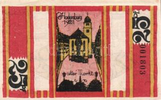 Német Birodalom/Weimari Köztársaság/ Hachenburg 1921. 10Pf(2x) + 25Pf(2x) + 50Pf(3x) 7klf db, teljes...