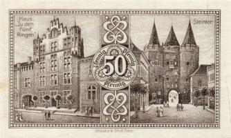 Német Birodalom/Weimari Köztársaság/Goch 1921. Seria"B" 10Pf + 25Pf + 50Pf 3klf db, teljes...