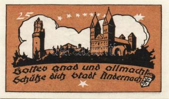 Német Birodalom/Weimari Köztársaság/ Andernach 1920. 10Pf + 25Pf + 50Pf 3klf db, teljes sor T:I