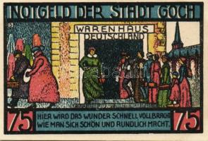 Német Birodalom/Weimari Köztársaság/Goch 1922. 50Pf(2x) + 75Pf(4x) 6klf db, teljes sor T:I