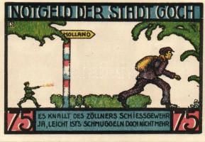 Német Birodalom/Weimari Köztársaság/Goch 1922. 50Pf(2x) + 75Pf(4x) 6klf db, teljes sor T:I