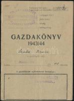 1939, 1943 Mauthner magárjegyzéke + Tolna vármegyei járási gazdakönyv