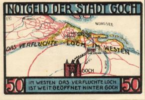 Német Birodalom/Weimari Köztársaság/Goch 1922. 50Pf(2x) + 75Pf(4x) 6klf db, teljes sor T:I