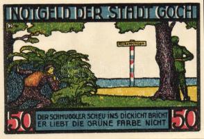 Német Birodalom/Weimari Köztársaság/Goch 1922. 50Pf(2x) + 75Pf(4x) 6klf db, teljes sor T:I