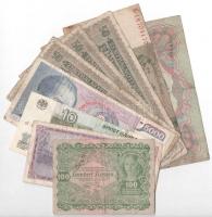 9db vegyes külföldi bankjegy, közte ukrán, jugoszláv, orosz bankjegyek T:III,III- 9pcs of mixed banknotes from diff countrie, with Ukrainian, Yugoslavian, Russian banknotes C:F,VG