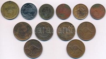 Ausztrália 1912-1949. 1/2p Br (4x) + 1921-1964. 1p (6x) + 1970. "PAULUS VI PONTIFEX MAXIMUS / P...
