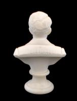 A.G. Mi jelzéssel: Puccini büszt. Alabástrom 16 cm