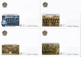 6 db MODERN motívum képeslap: régi orosz sakk versenyek / 6 modern motive postcards: old Russian che...