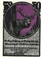 Német Birodalom/Weimari Köztársaság/ Dargun 1921. 10Pf + 25Pf + 50Pf 3klf db, teljes sor T:I