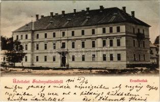 1901 Stubnyafürdő, Túróchévíz, Stubnianske Teplice, Turcianske Teplice; Erzsébet lak, szálloda / hotel (EK)