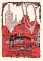 Német Birodalom/Weimari Köztársaság/ Schwerin 1922. 10Pf + 25Pf + 50Pf 3klf db, teljes sor T:I