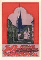 Német Birodalom/Weimari Köztársaság/ Schwerin 1922. 10Pf + 25Pf + 50Pf 3klf db, teljes sor T:I