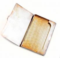 Ezüst névjegykártya tartó. Jelzett. 9,5x6 cm 56 g