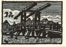 Német Birodalom/Weimari Köztársaság/ Schwaan 1922. 10Pf + 25Pf + 50Pf 3klf db, teljes sor T:I