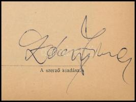 2 db - Zámborszky Ilona: Vezető. Bp., 1935, Athenaeum. ALÁÍRT! + Czigány Jenő: Győri útikalauz. Győr...