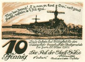 Német Birodalom/Weimari Köztársaság/ Sülze 1922. 10Pf + 25Pf + 50Pf 3klf db, teljes sor T:I