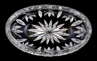 Ólomkristály kínáló. Hibátlan 21x12 cm