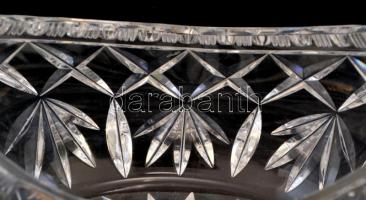 Ólomkristály kínáló. Hibátlan 21x12 cm