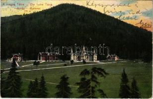 Tátra, Tatry; Virágvölgy, Blumental, Kvetnica; szálloda, nyaraló. Dr. Trenkler Co. 1906. Tát. 69. / hotel, villa (EK)