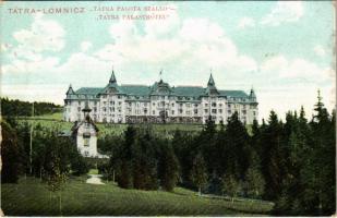 1909 Tátralomnic, Tatranská Lomnica (Tátra, Magas Tátra, Vysoké Tatry); Tátra Palota szálloda. Feitzinger Ede Nr. 995. / Tátra Palasthotel / hotel (EK)