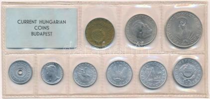 1973. 2f-10Ft (9xklf) érmés forgalmi sor fóliatokban T:1 kis patina 
Adamo FO6