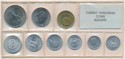 1974. 2f-10Ft (9xklf) érmés forgalmi sor fóliatokban T:1 Adamo FO7