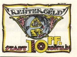 Német Birodalom/Weimari Köztársaság/ Kröpelin 1922. 10Pf + 25Pf + 50Pf 3klf db, teljes sor T:I