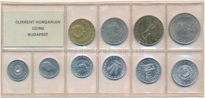 1985. 2f-20Ft (10xklf) érmés forgalmi sor fóliatokban T:1 Adamo FO18