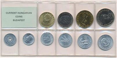 1987. 2f-20Ft (10xklf) érmés forgalmi sor fóliatokban T:1 Adamo FO20