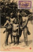Congo Francais, Types NGoundis-Nola (Haute-Sangha) / African folklore, natives