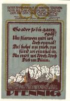 Német Birodalom/Weimari Köztársaság/ Gnoien 1922. 10Pf + 25Pf + 50Pf 3klf db, teljes sor T:I