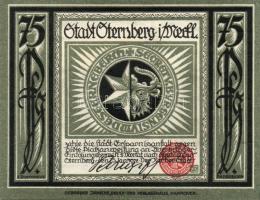 Német Birodalom/Weimari Köztársaság/ Sternberg 1922. 50Pf + 75Pf(2x) 3klf db, teljes sor T:I