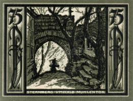 Német Birodalom/Weimari Köztársaság/ Sternberg 1922. 50Pf + 75Pf(2x) 3klf db, teljes sor T:I