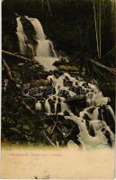 1907 Kőrösmező, Yasinia, Yasinya, Jassinja, Jasina (Máramaros); Trufanec vízesés. Berger kiadása / waterfall