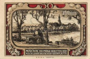 Német Birodalom/Weimari Köztársaság/ Malchow D.N. 25Pf + 50Pf + 75Pf + 1.50M + 3M 5klf db, teljes so...