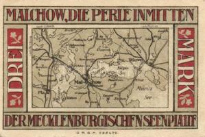 Német Birodalom/Weimari Köztársaság/ Malchow D.N. 25Pf + 50Pf + 75Pf + 1.50M + 3M 5klf db, teljes so...