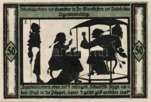 Német Birodalom/Weimari Köztársaság/ Neustrelitz 1921. 50Pf(6x) 6klf db, teljes sor T:I