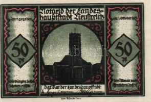 Német Birodalom/Weimari Köztársaság/ Neustrelitz 1921. 50Pf(6x) 6klf db, teljes sor T:I