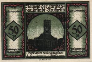 Német Birodalom/Weimari Köztársaság/ Neustrelitz 1921. 50Pf(6x) 6klf db, teljes sor T:I