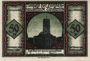 Német Birodalom/Weimari Köztársaság/ Neustrelitz 1921. 50Pf(6x) 6klf db, teljes sor T:I