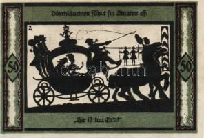 Német Birodalom/Weimari Köztársaság/ Neustrelitz 1921. 50Pf(6x) 6klf db, teljes sor T:I