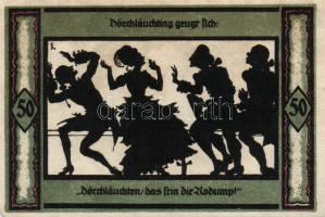 Német Birodalom/Weimari Köztársaság/ Neustrelitz 1921. 50Pf(6x) 6klf db, teljes sor T:I