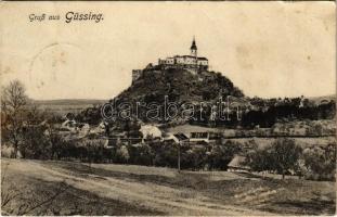 1926 Németújvár, Güssing; Burg / vár. Béla Bartunek kiadása / castle (fl)