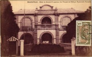 Brazzaville, Hotel du Général Ct supérieur des Troupes de lAfrique Equatoriale Francaise /  General C Superior Hotel of the Troops of French Equatorial Africa