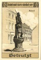 Német Birodalom/Weimari Köztársaság/ Perleberg 1921. 50Pf(6x) 6klf db, teljes sor T:I