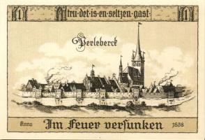 Német Birodalom/Weimari Köztársaság/ Perleberg 1921. 50Pf(6x) 6klf db, teljes sor T:I