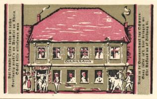 Német Birodalom/Weimari Köztársaság/ Schwaan 1922. 25Pf + 50Pf + 75Pf + 1M 4klf db, teljes sor T:I