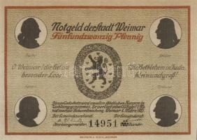 Német Birodalom/Weimari Köztársaság/ Weimar 1921. 25Pf(6x) 6klf db, teljes sor T:I